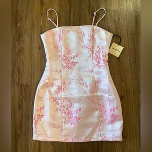Super Down Women’s XS Pink Floral Dress